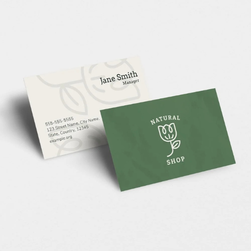 14pt-Matte-Finish-Folded-Business-Card