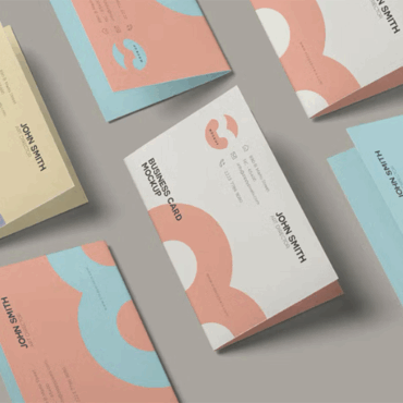 13pt Enviro Uncoated Folded Business Cards