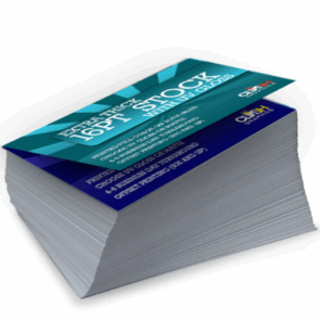 14pt + UV (High Gloss) Folded Business Card