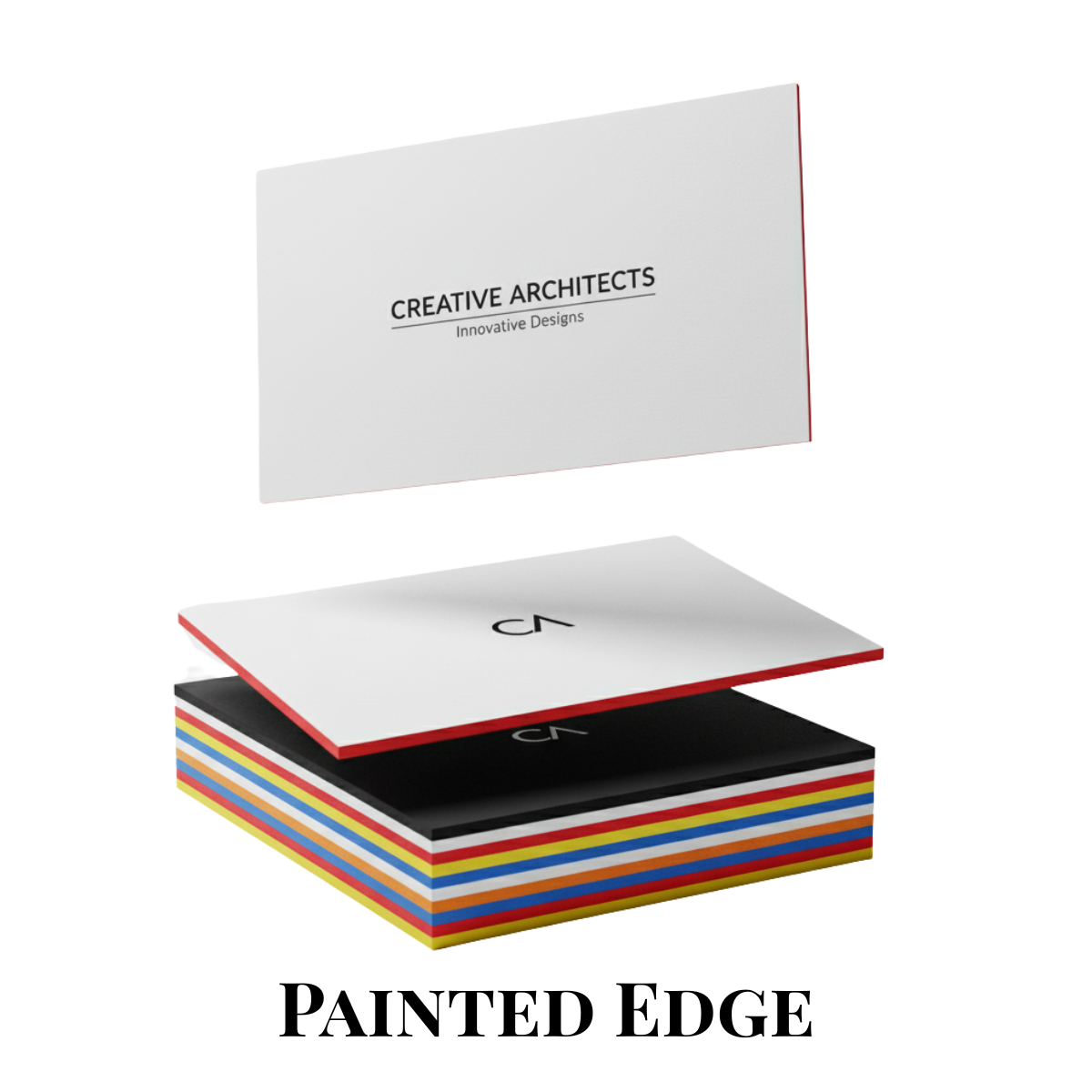 32pt Painted Edge Business Cards