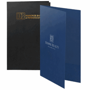 Metallic Foil Presentation Folder