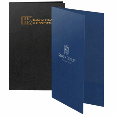 Metallic Foil Presentation Folder