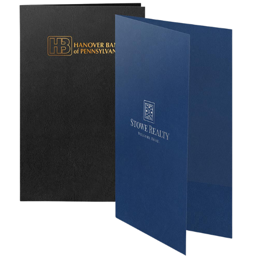 Metallic Foil Presentation Folder