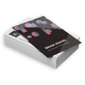16pt + UV (High Gloss) Business Card