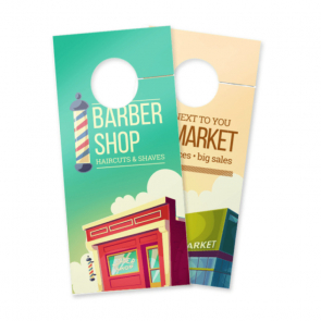 14pt + Matte Finish Door Hangers