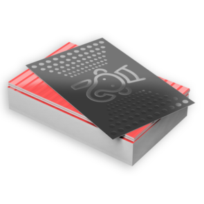 Spot UV business cards