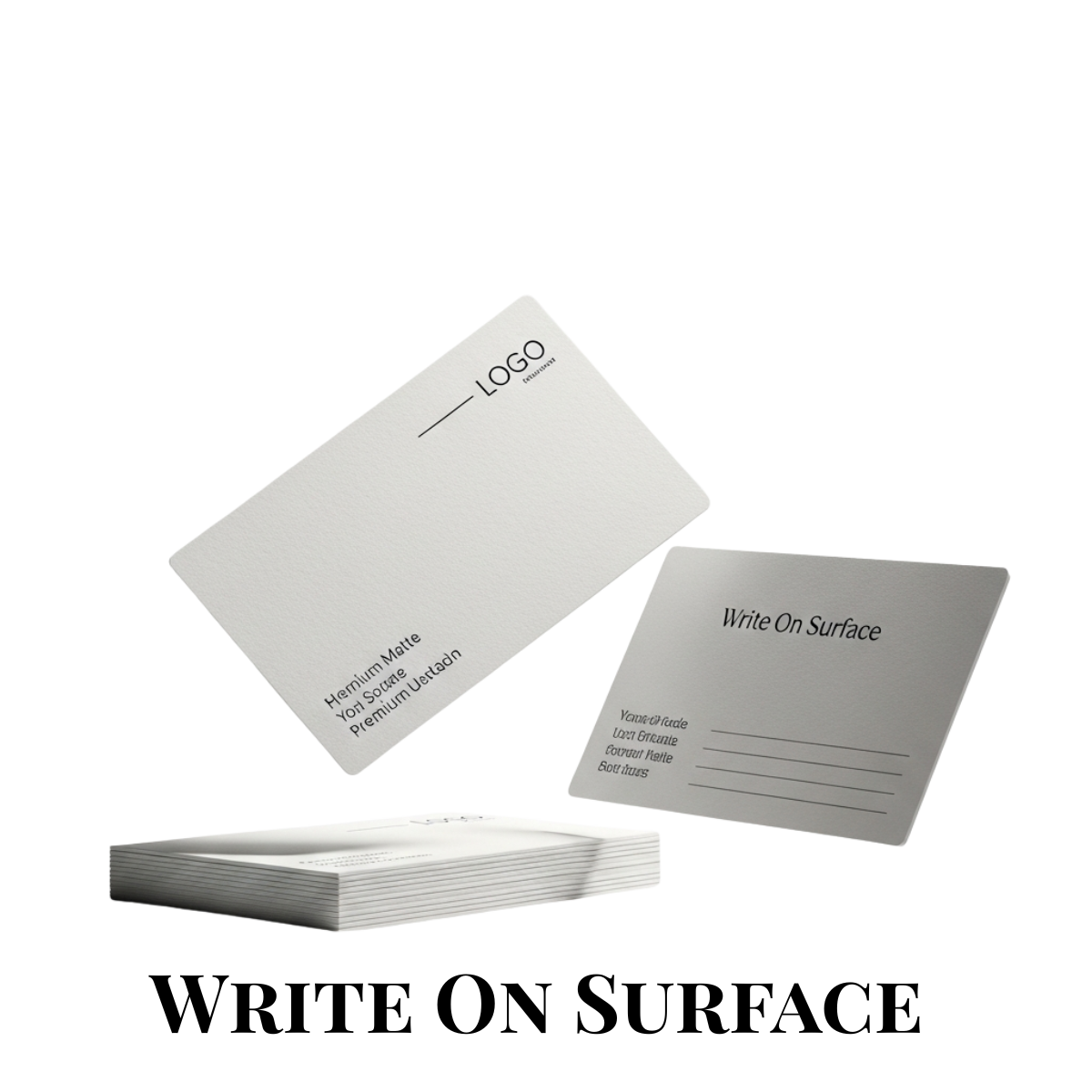 18PT Writable (C1S) Business Card