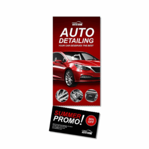 14pt + Matte Finish Tear Card