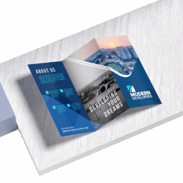 100lb Gloss Text Brochures