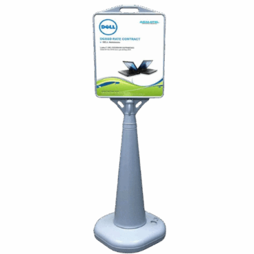 Outdoor Cone Poster Sign (Water Filled Base)
