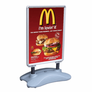 Outdoor Sidewalk Sign (Water Filled Base)