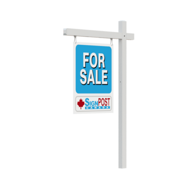 Colonial - Aluminum Real Estate Sign Post - 2 Piece Post System