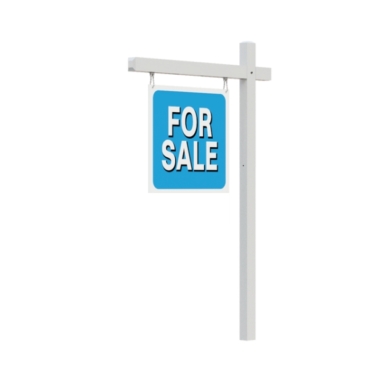 Colonial - Aluminum Real Estate Sign Post - 2 Piece Post System