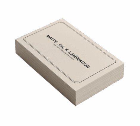 18pt Matte Silk Lamination Business Card