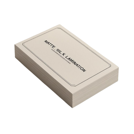 18pt Matte Silk Lamination Business Card