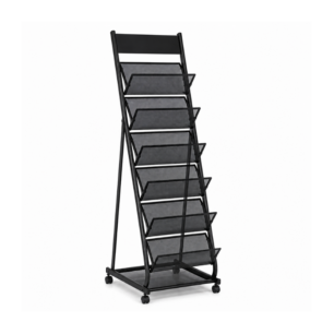 6-Pocket Mobile Magazine Rack (Large)
