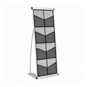 8-Pocket Mesh Portable Literature Stand