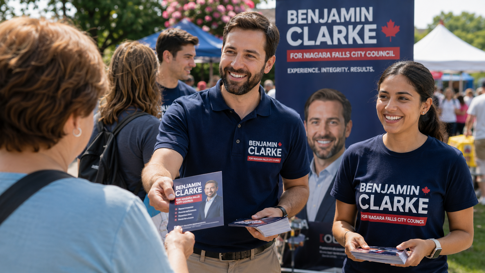 Candidate handouts and palm cards