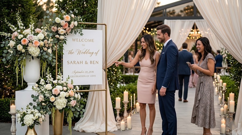 Ceremony and Reception Signage