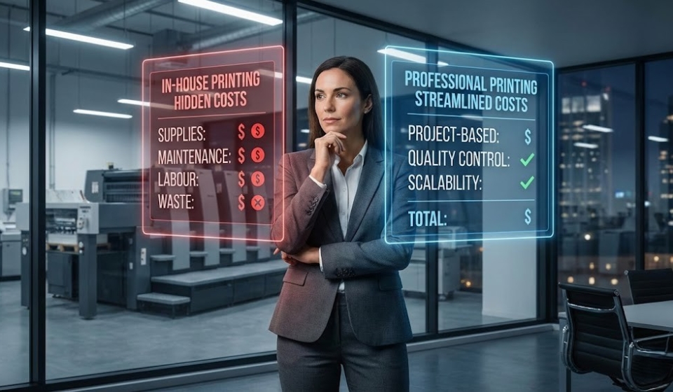 Cost Analysis When Should You Print In-House vs Use a Professional Printer