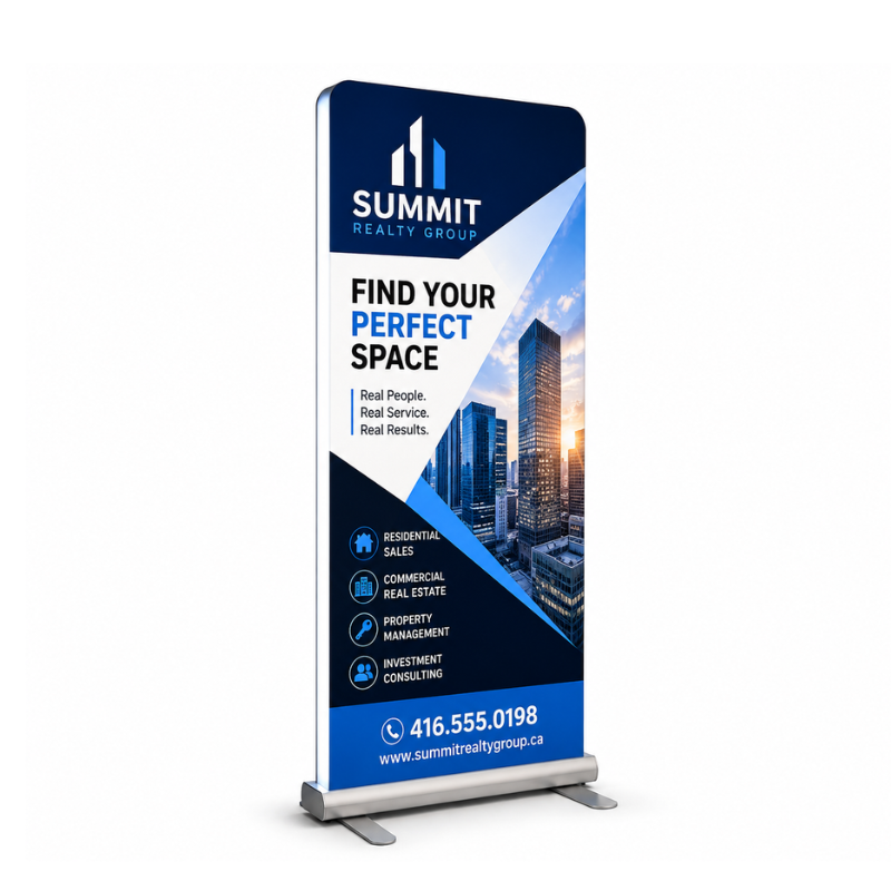 Illuminated Pop-Up - 2.5' × 7.5'
