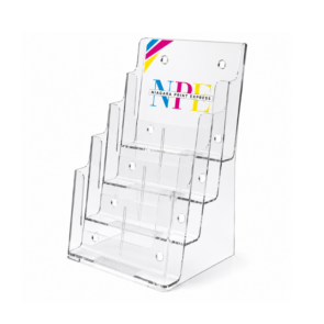 Letter Size Brochure Holder - 4 Pockets