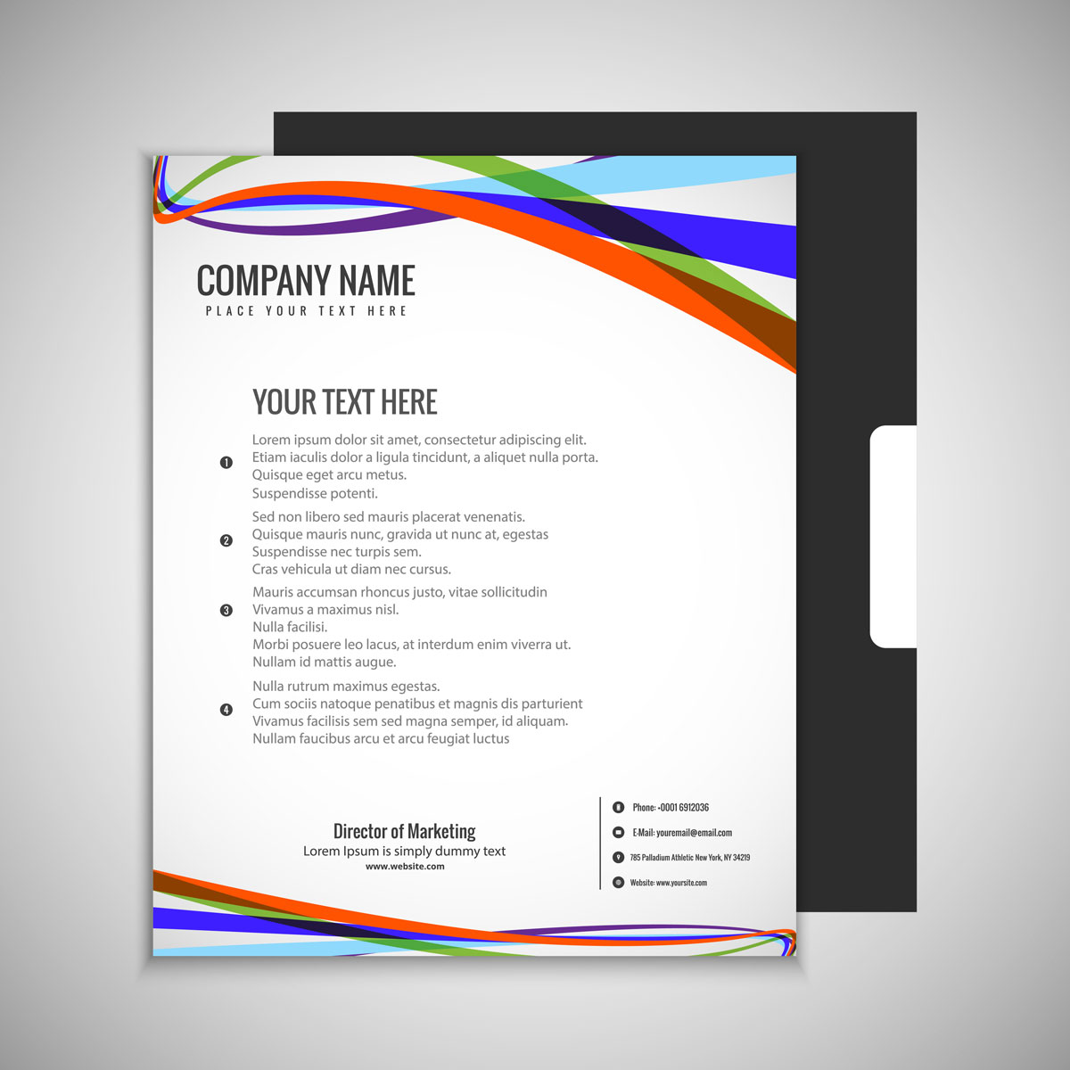 Letterheads 60lb Uncoated Stationery