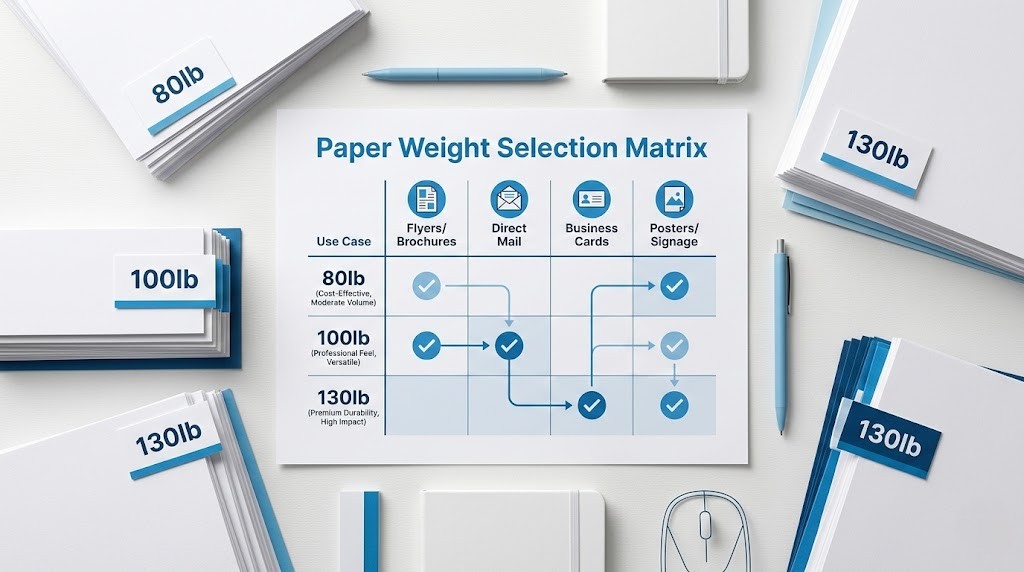 Paper Weight Selection Matrix