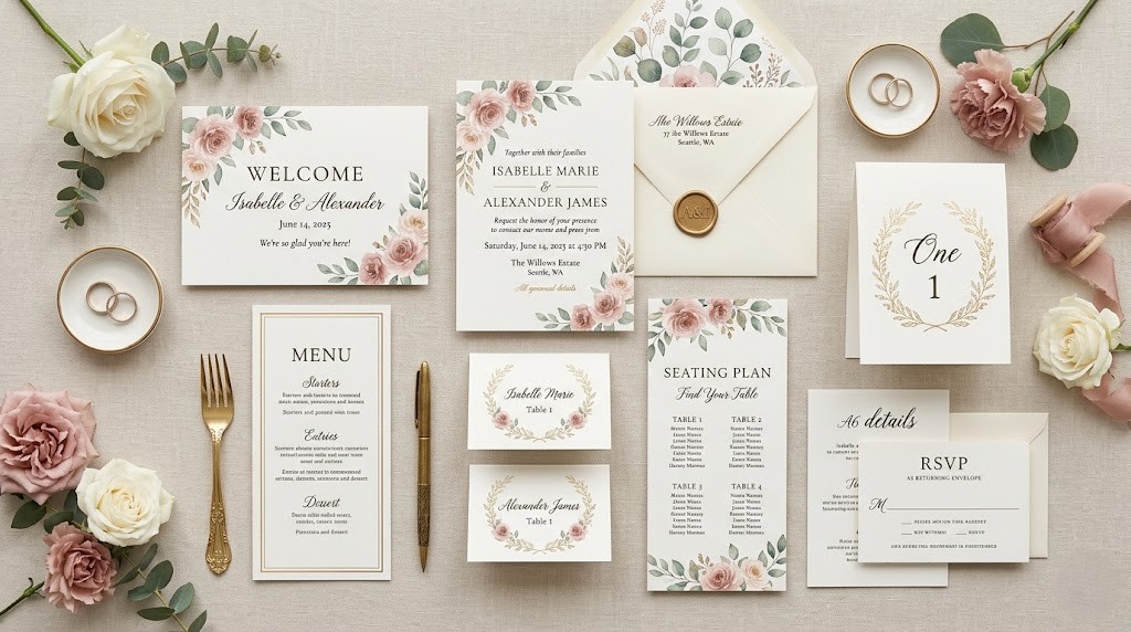 Should You Match Your Invitations to Other Wedding Stationery