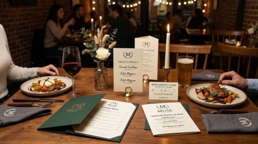 Top 5 Printed Marketing Materials Every Niagara Restaurant Should Have