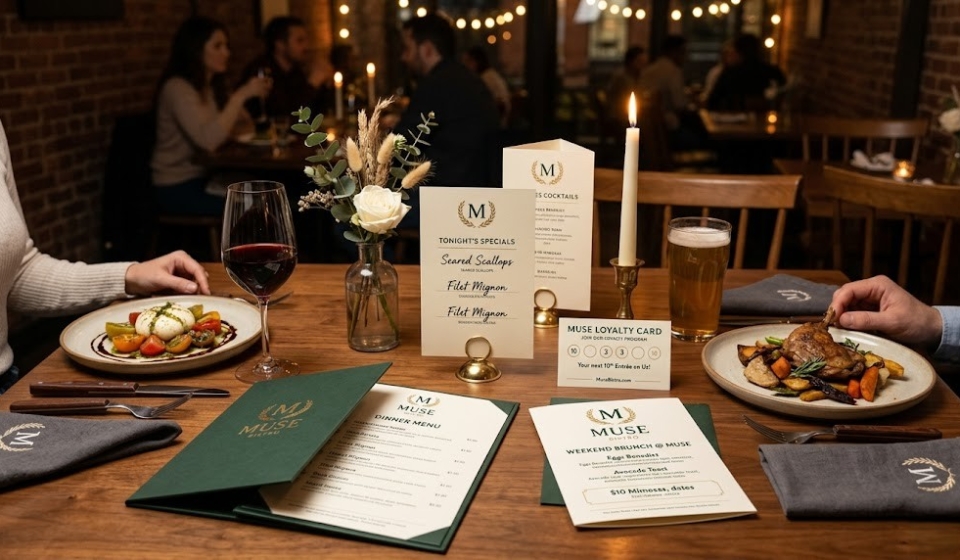 Top 5 Printed Marketing Materials Every Niagara Restaurant Should Have
