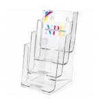 Tri-Fold Brochure Holder - 4 Pockets