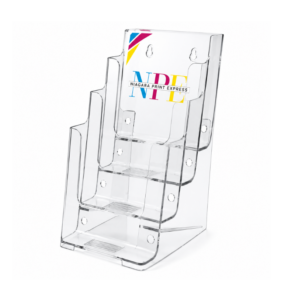 Tri-Fold Brochure Holder - 4 Pockets