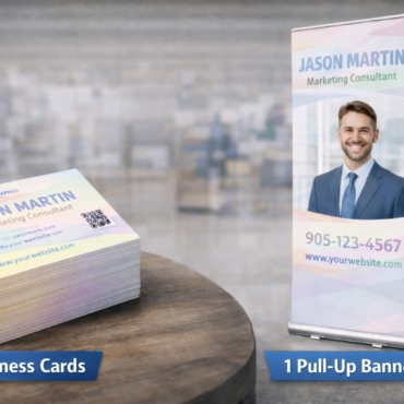 Business Cards & Pull up banner